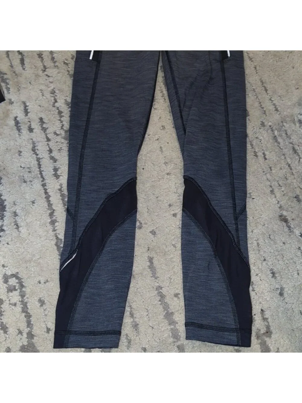 Lululemon Inspire Tight II Heathered Black / Heathered Black